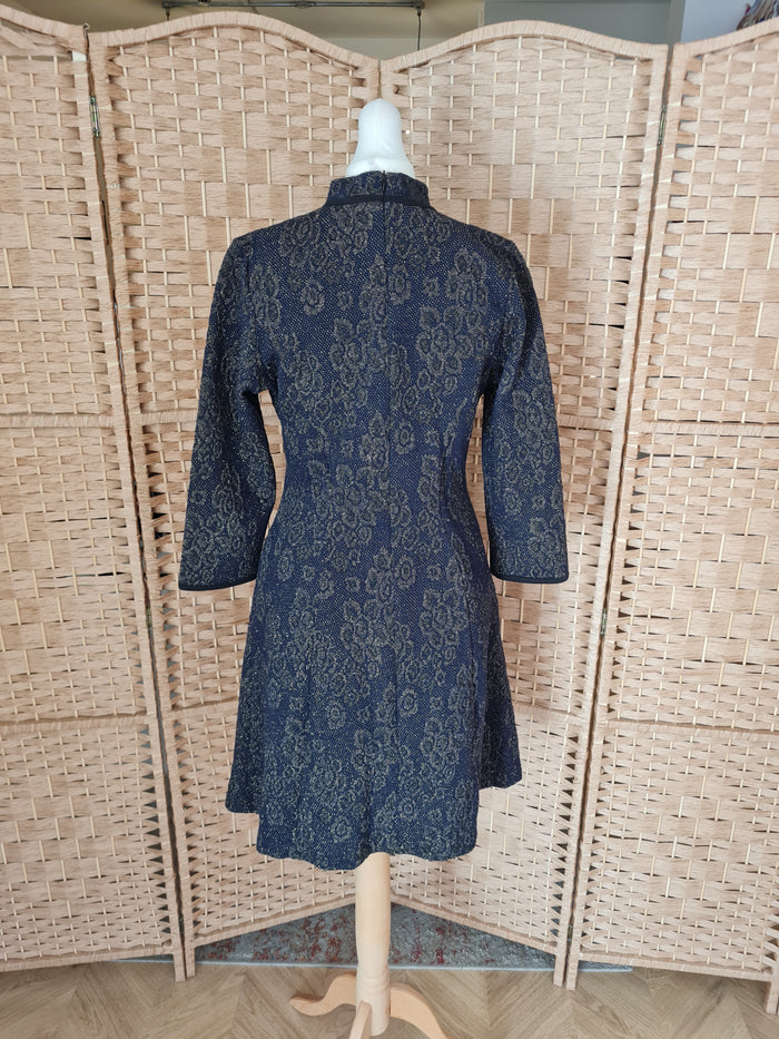 Next High Neck Sparkle Dress 10