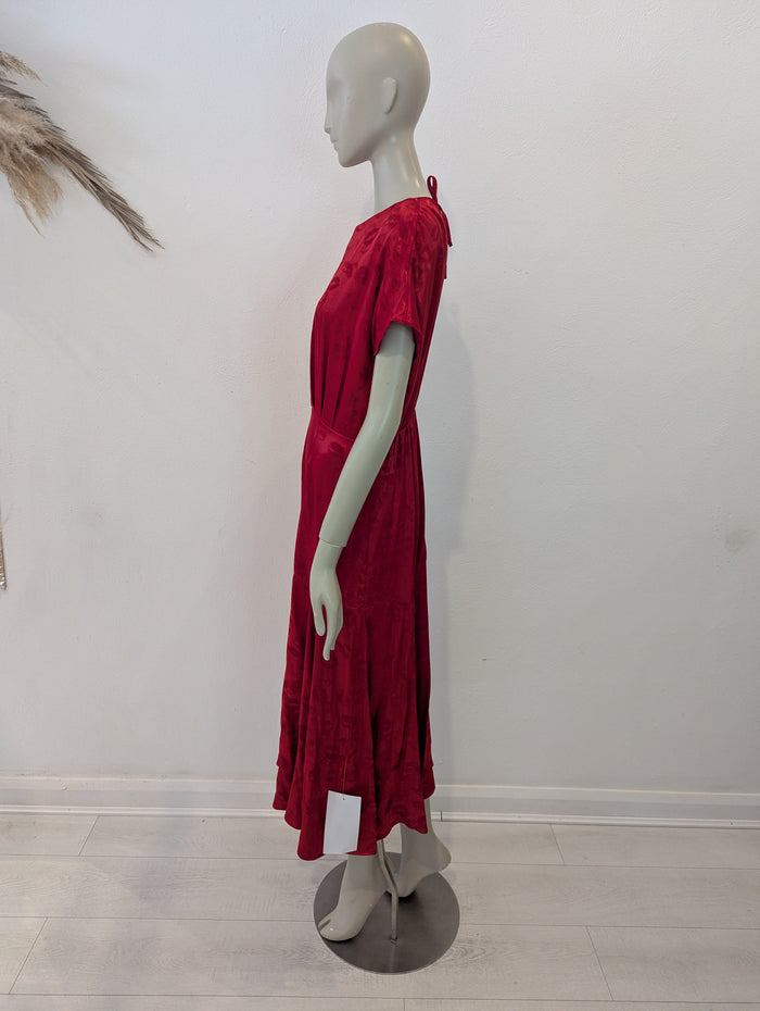 NFD red kiss print dress 10 NWT RRP £99