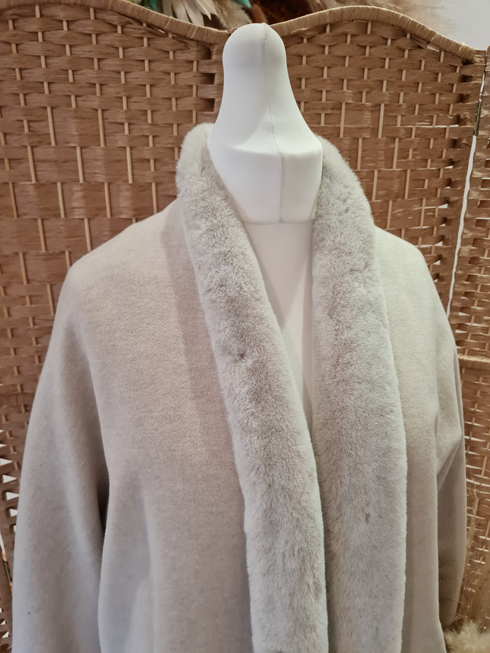 Nicole Fahri Long cream coat 10