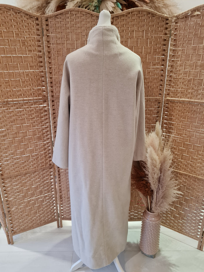 Nicole Fahri Long cream coat 10
