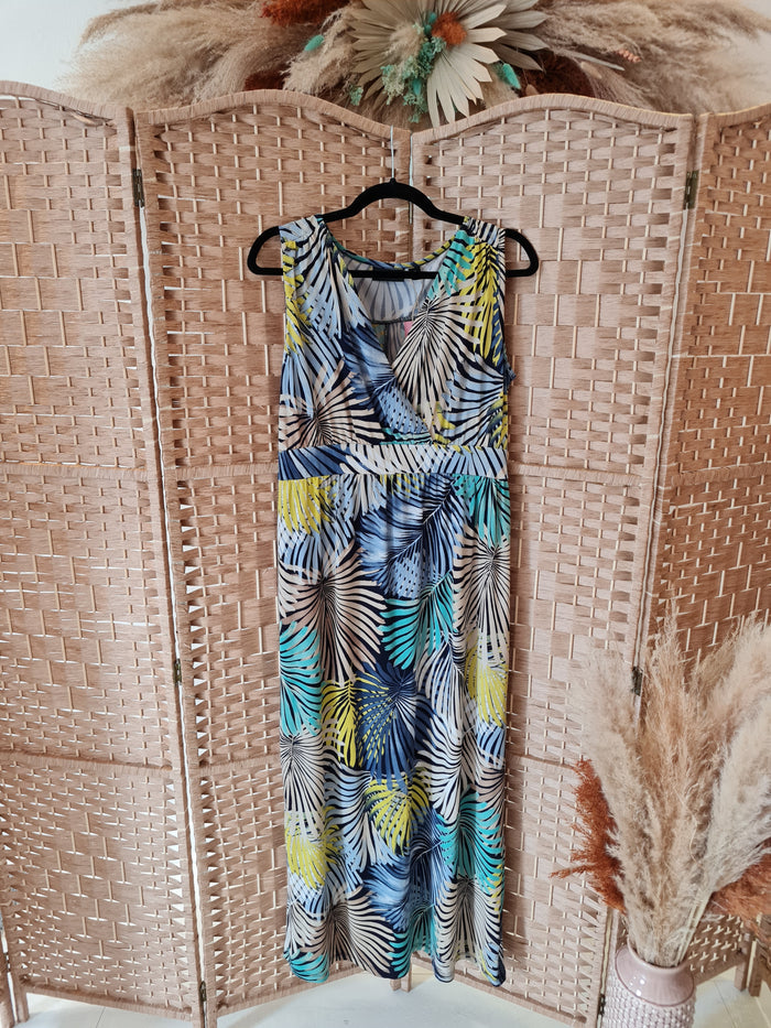 Nina Leonard Multi Leaf Maxi Size 14