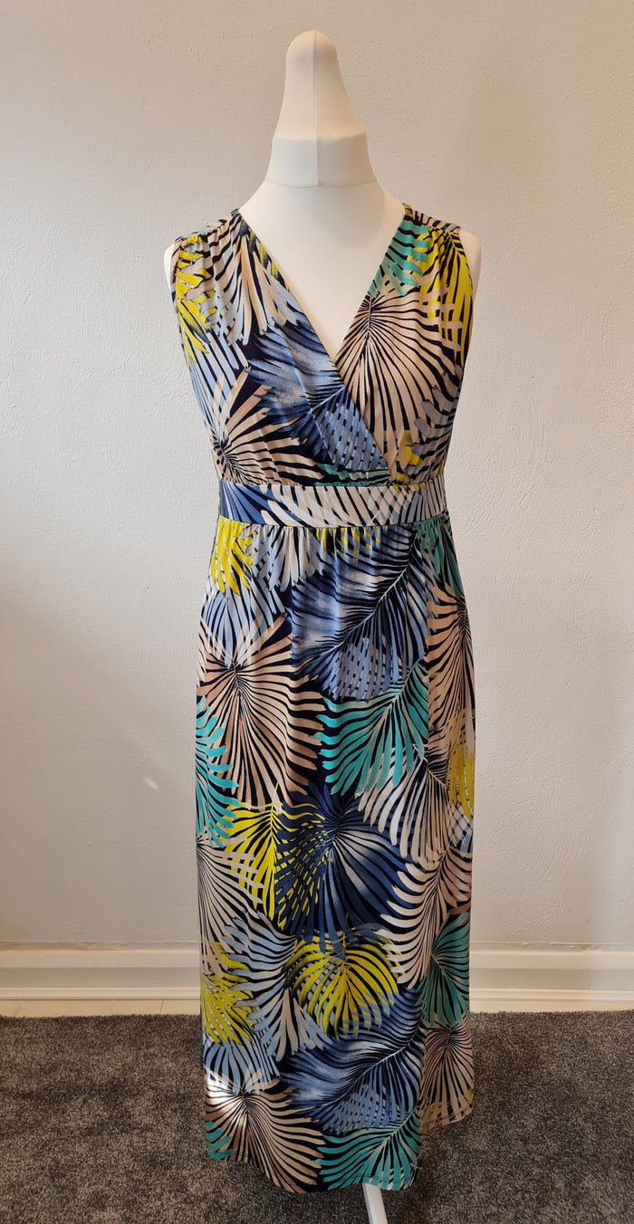 Nina Leonard Multi Leaf Maxi Size 14