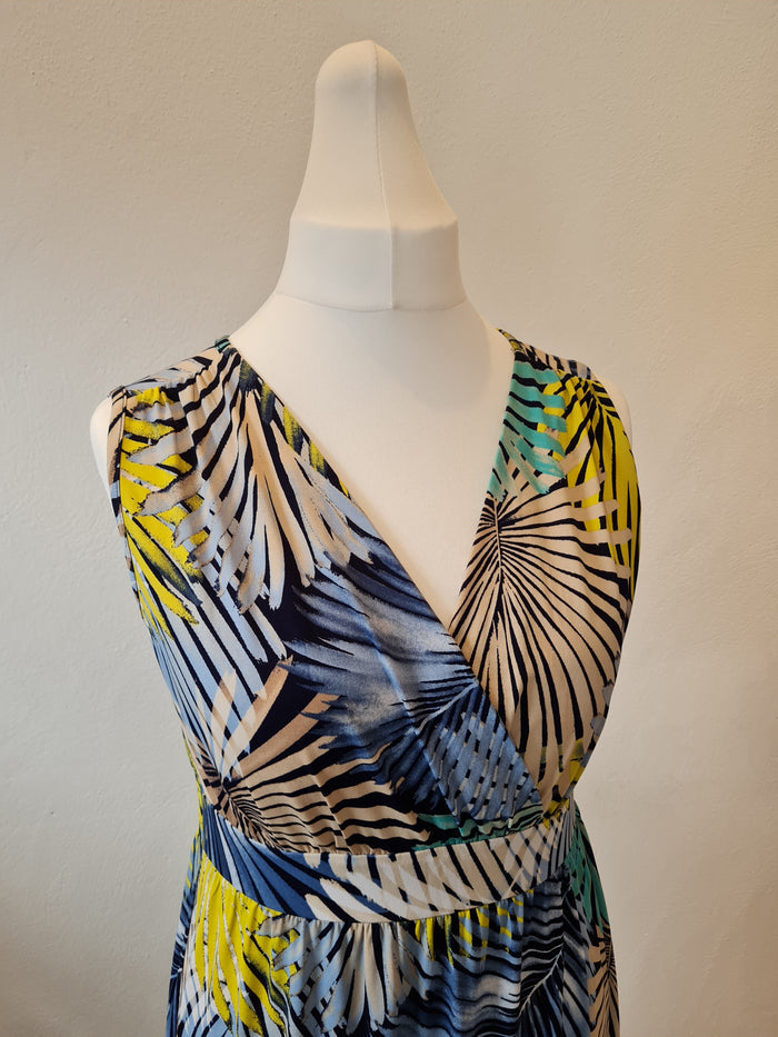 Nina Leonard Multi Leaf Maxi Size 14