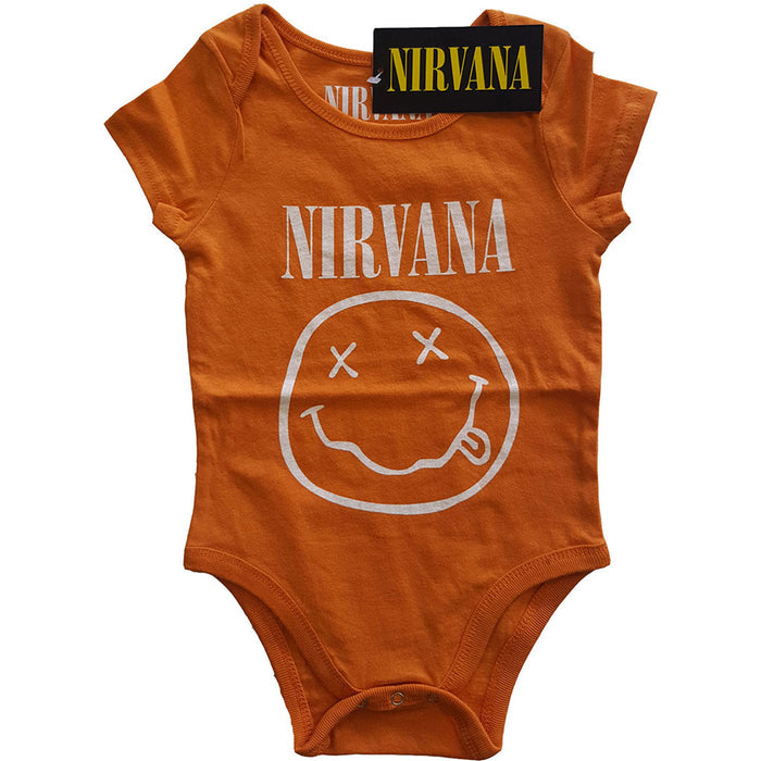 Nirvana Babygrow - Smiley Face Rock Off