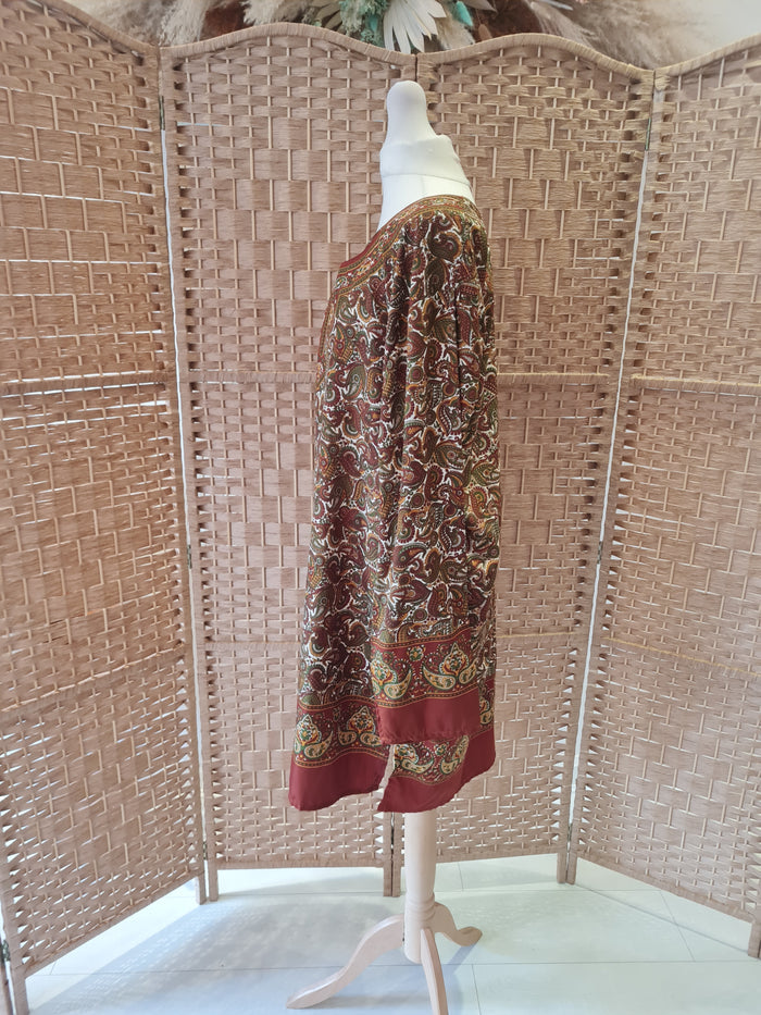 No Label Paisley Tunic One Size