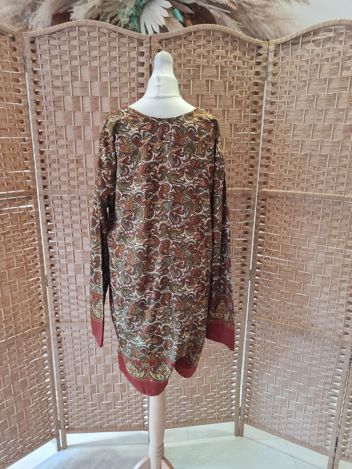 No Label Paisley Tunic One Size