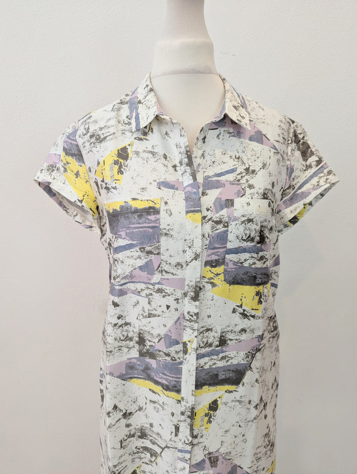 Noa Noa Grey printed shirt dress 8