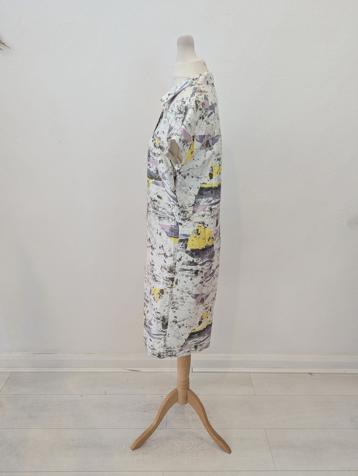 Noa Noa Grey printed shirt dress 8