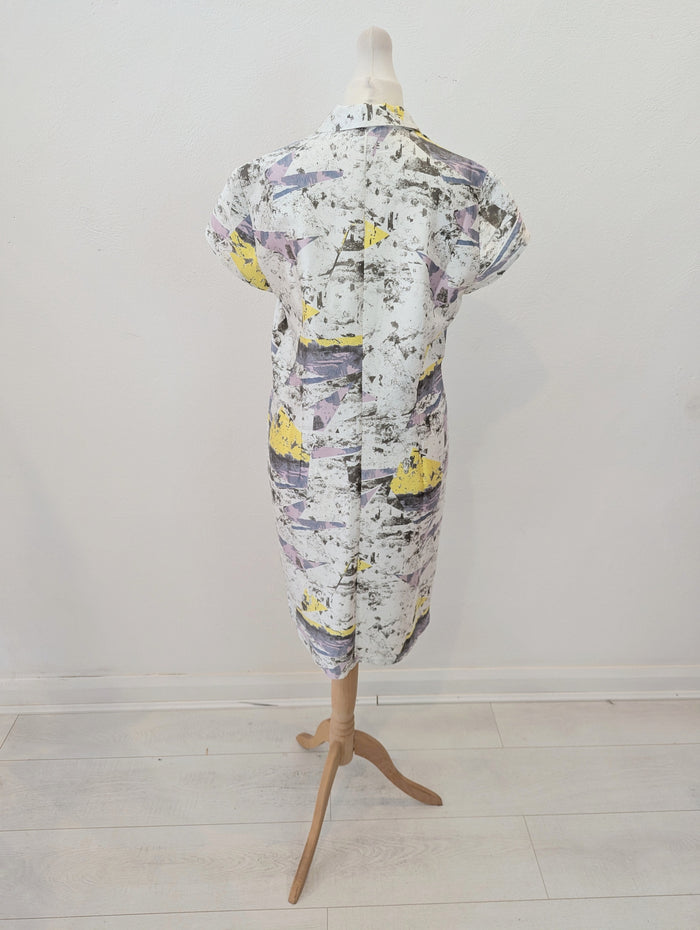 Noa Noa Grey printed shirt dress 8