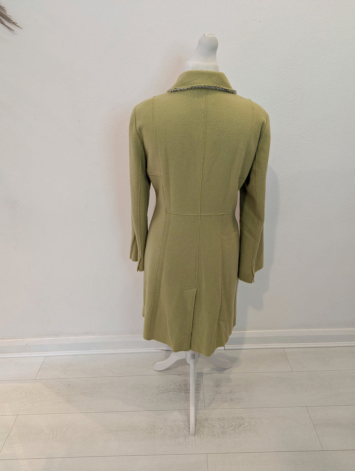 NoaNoa green dress coat M