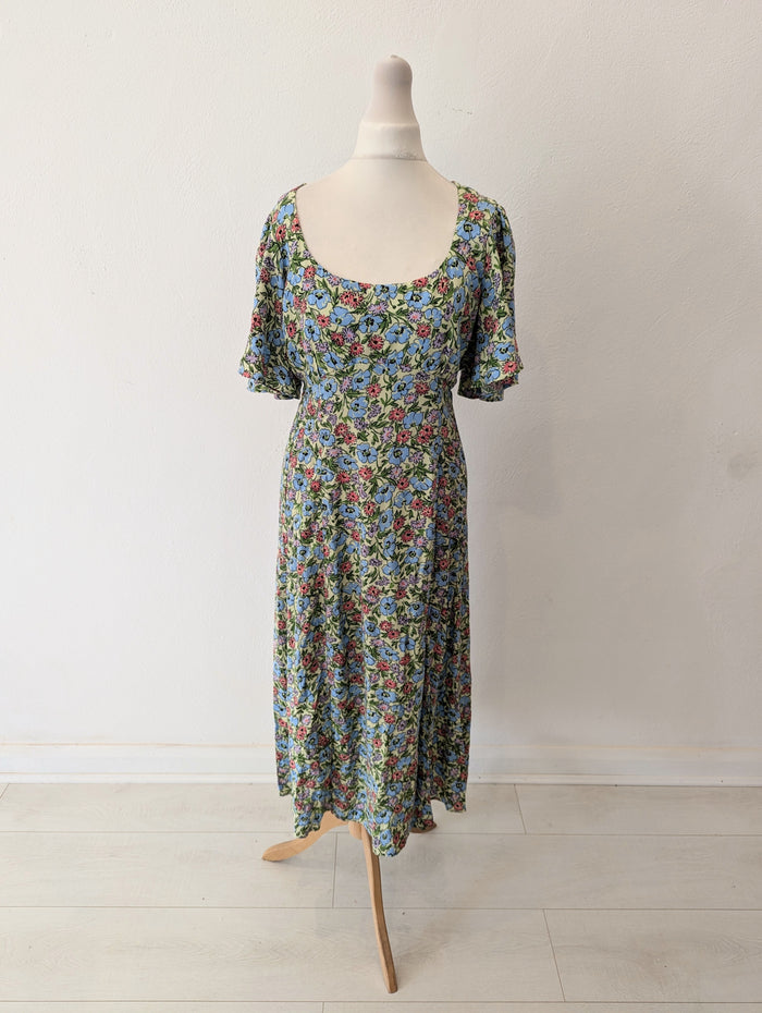 Nobody's Child Floral Midi Size 8 NWT RRP £39