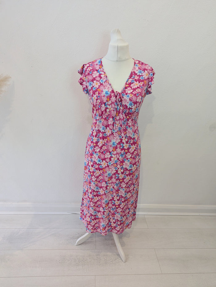Nobodys Child Pink Floral Dress 12