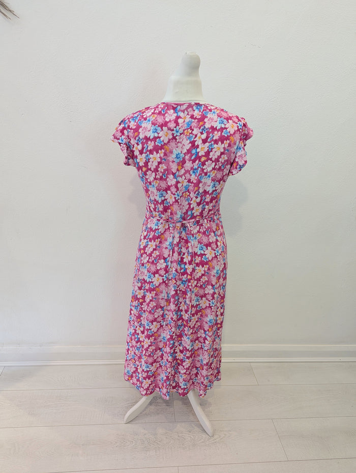 Nobodys Child Pink Floral Dress 12