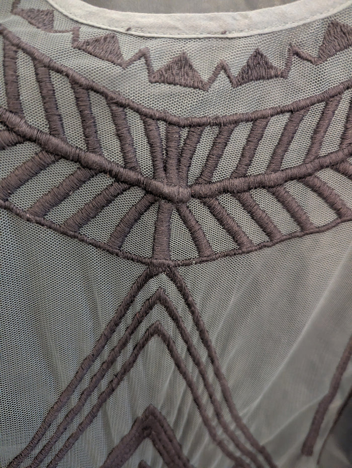 NU green sheer coverup One Size