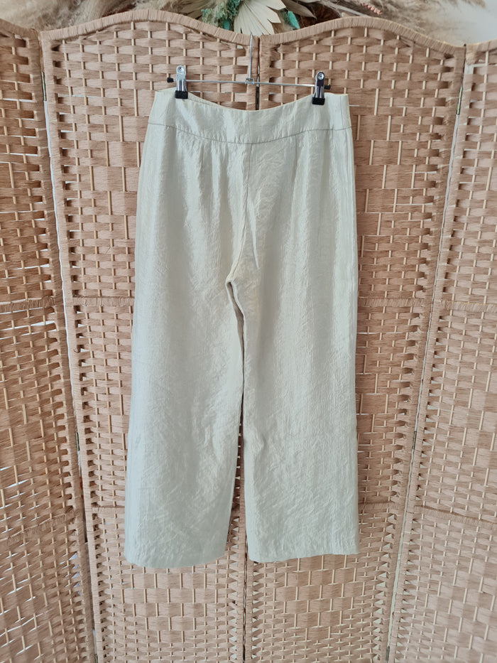 Nueva Champagne 3 piece trouser Suit 10/12