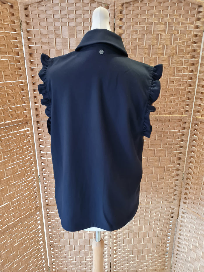 Numph navy waistcoat 6/8