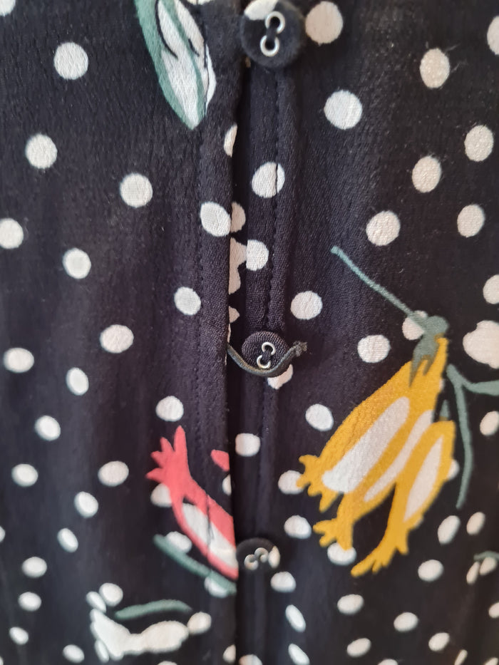Oasis Black floral maxi New RRP £55