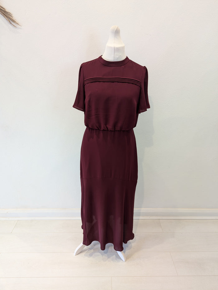 Oasis Burgundy Maxi Dress 14
