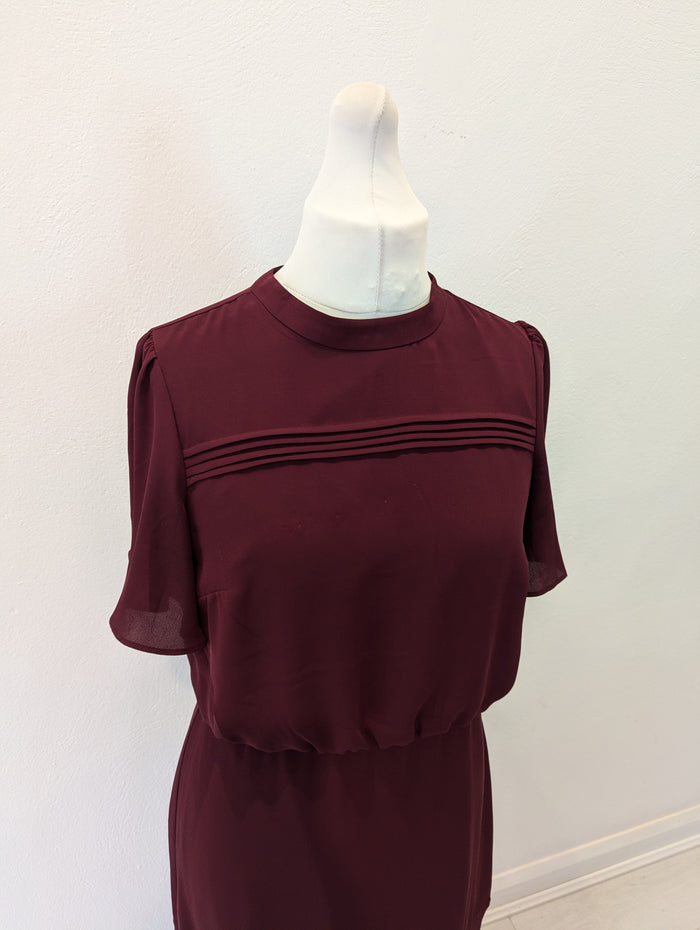 Oasis Burgundy Maxi Dress 14