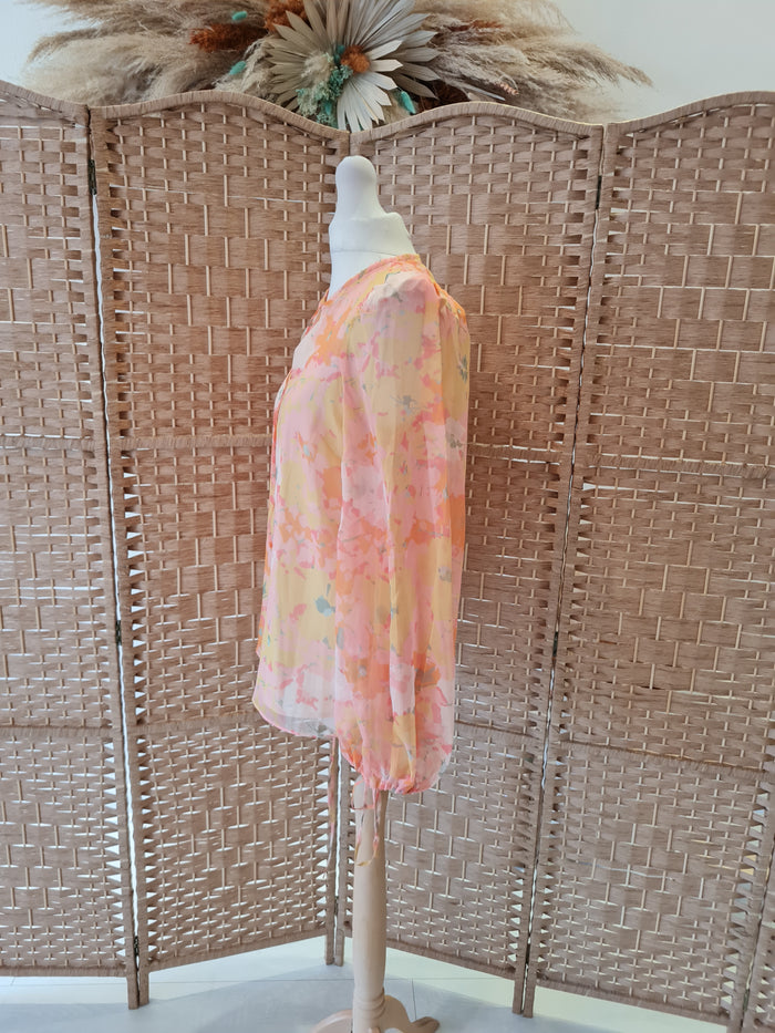 Oasis Coral Blouse 8 New