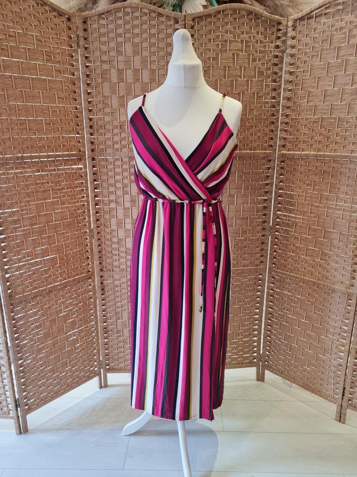 Oasis striped maxi dress M NWT RRP £38