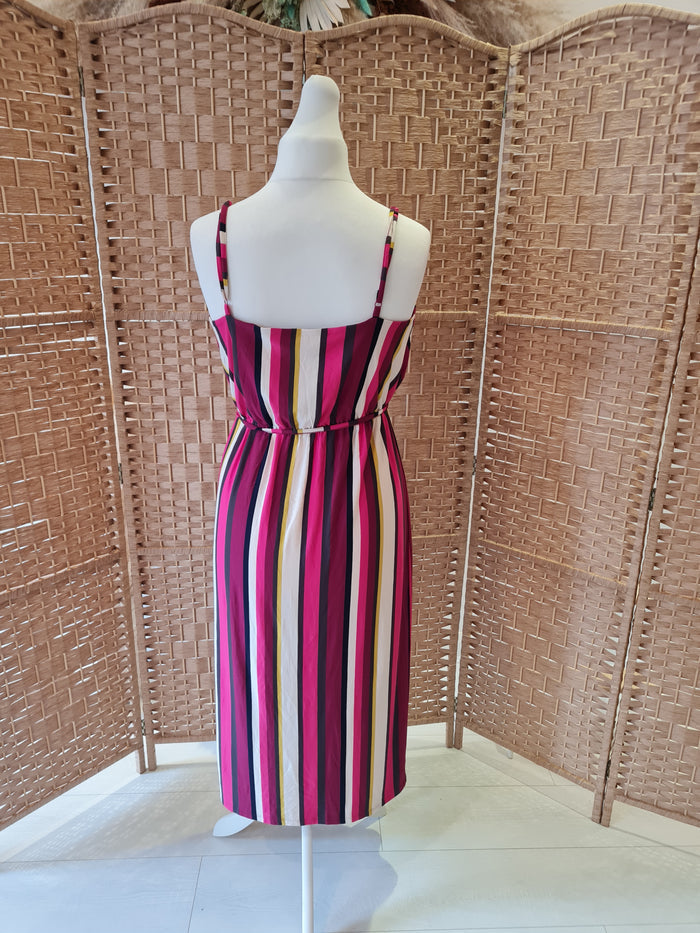 Oasis striped maxi dress M NWT RRP £38
