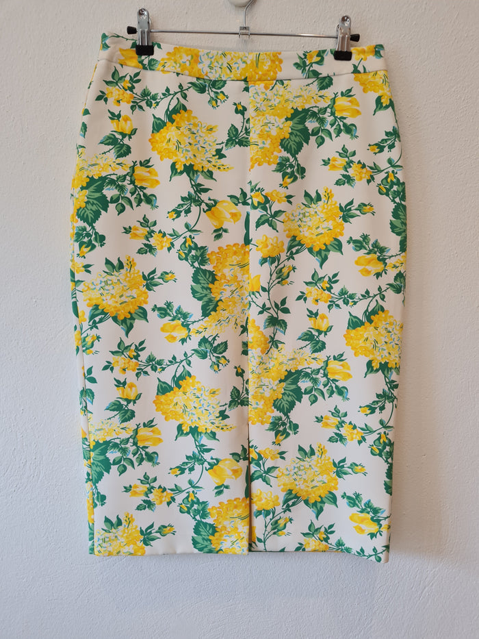 Oasis Yellow floral skirt 10