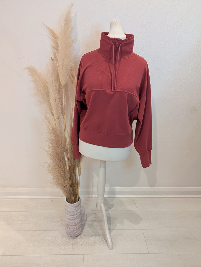 Old Navy Dusky Pink 1/4 Zip L