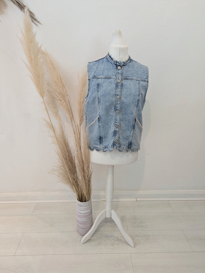 Oliver Bonas Denim Waistcoat 12