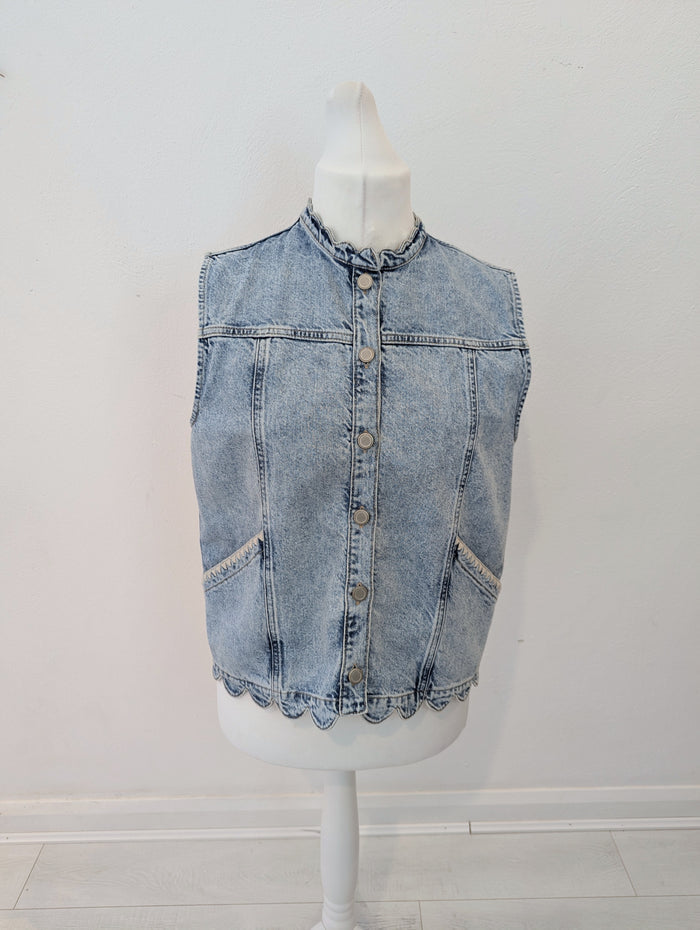 Oliver Bonas Denim Waistcoat 12