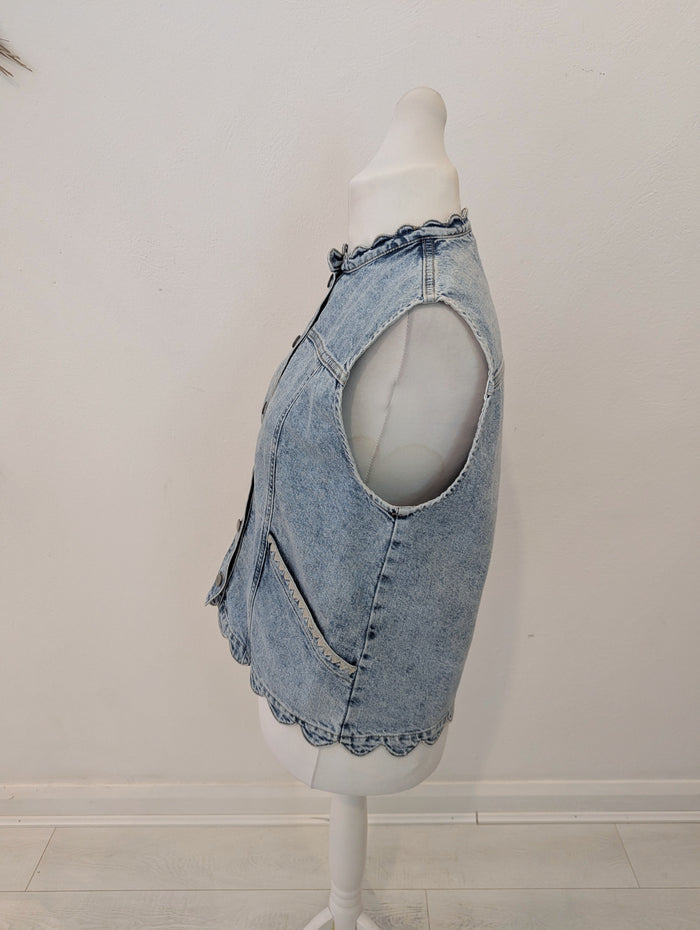Oliver Bonas Denim Waistcoat 12