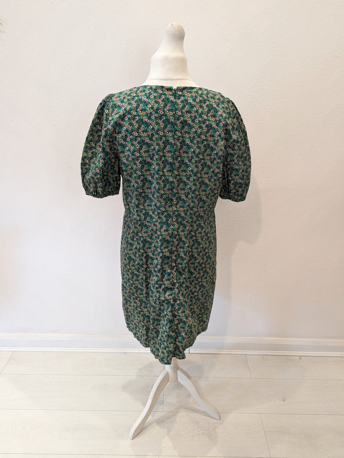 Oliver Bonas green floral dress 16