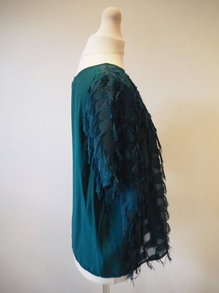 Oliver Bonas Green Fringed Top 10