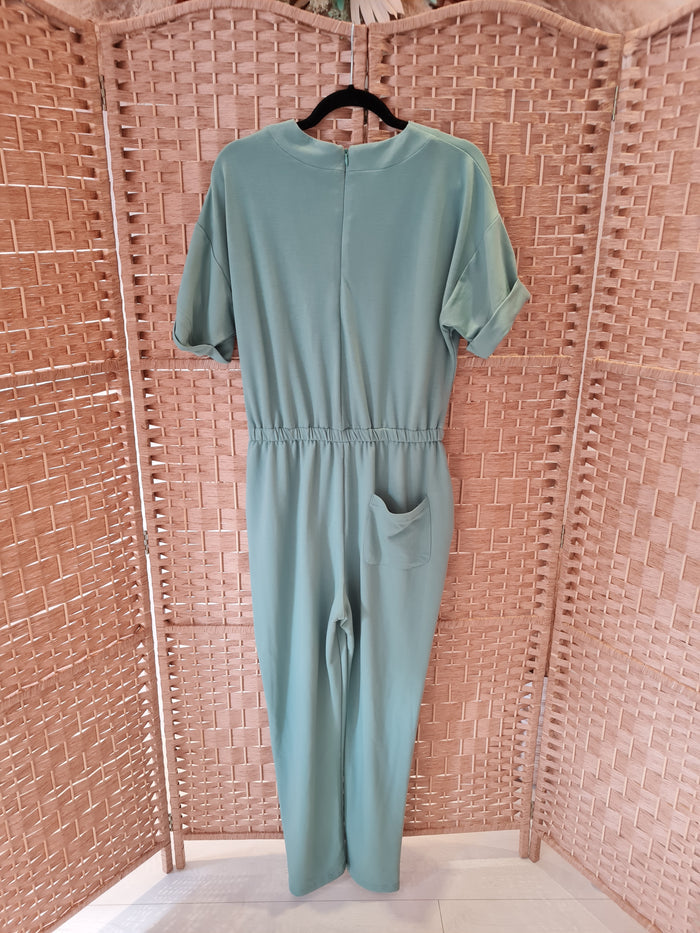 Oliver Bonas green jumpsuit 8/10