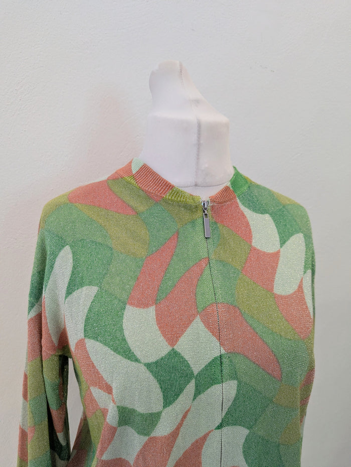 Oliver Bonas green sparkle bomber 10 NWT RRP £65