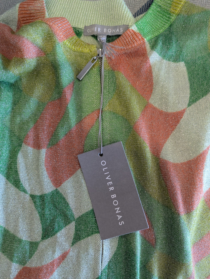 Oliver Bonas green sparkle bomber 10 NWT RRP £65