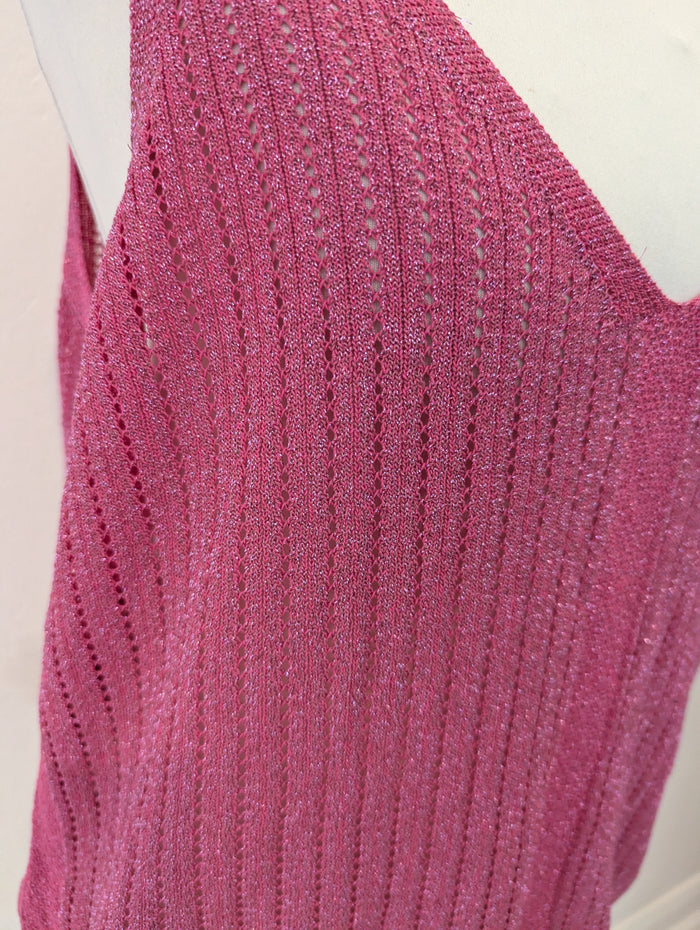Oliver Bonas pink sparkle top 10 NWT RRP £45