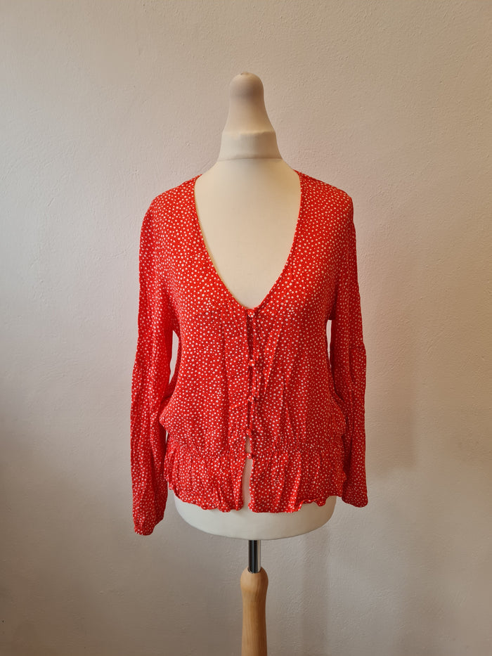 Oliver Bonas red spot top 12