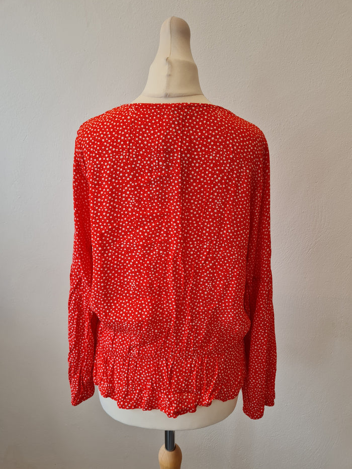 Oliver Bonas red spot top 12
