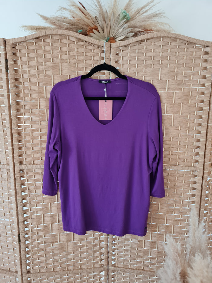 Olsen purple top 18