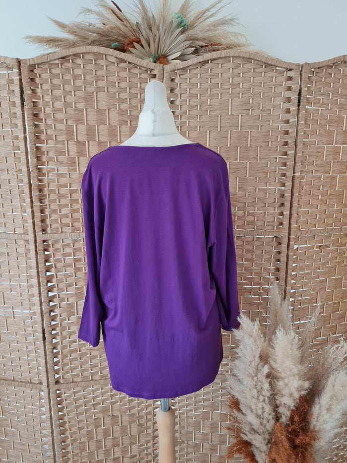 Olsen purple top 18