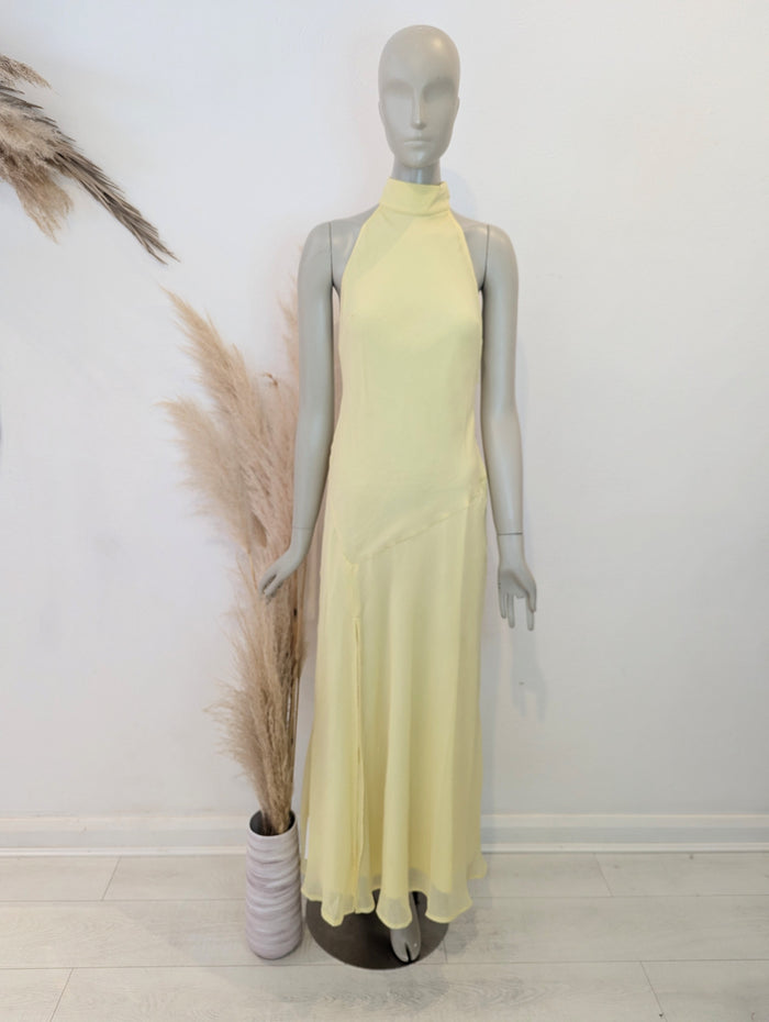 Omnes Lemon Elsie Dress 10 NWT
