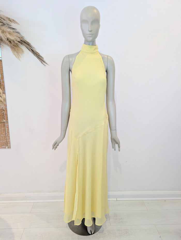 Omnes Lemon Elsie Dress 10 NWT