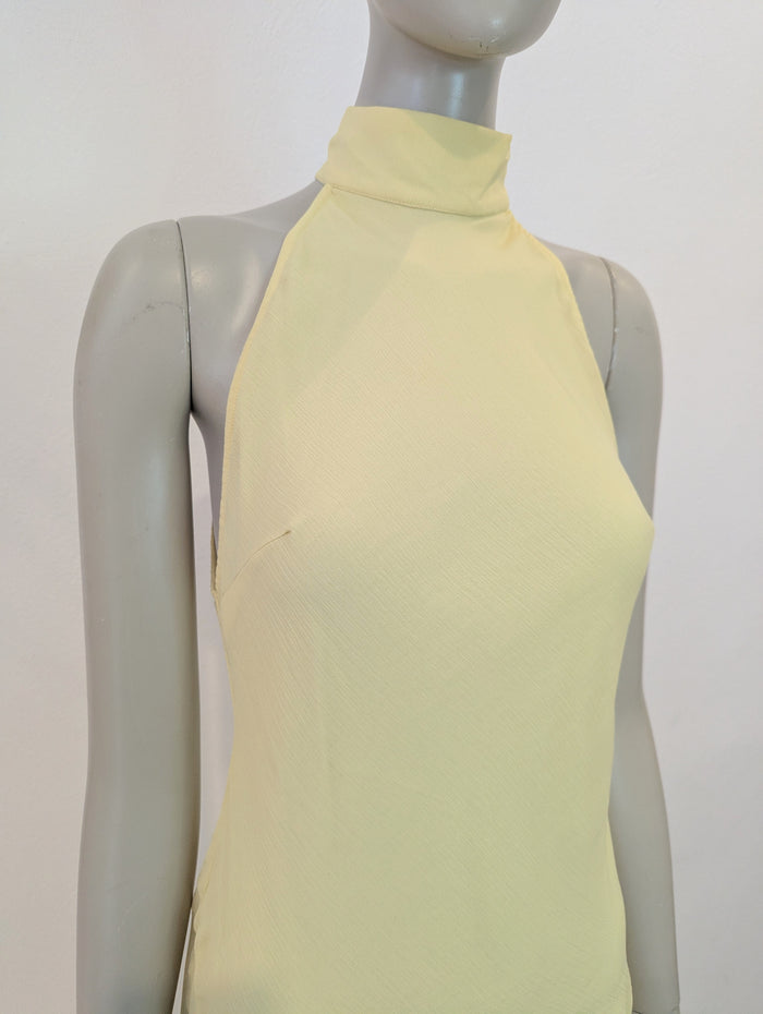 Omnes Lemon Elsie Dress 10 NWT