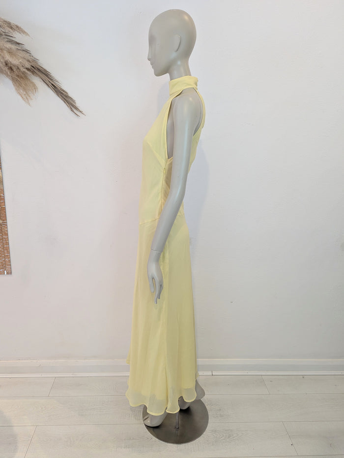 Omnes Lemon Elsie Dress 10 NWT