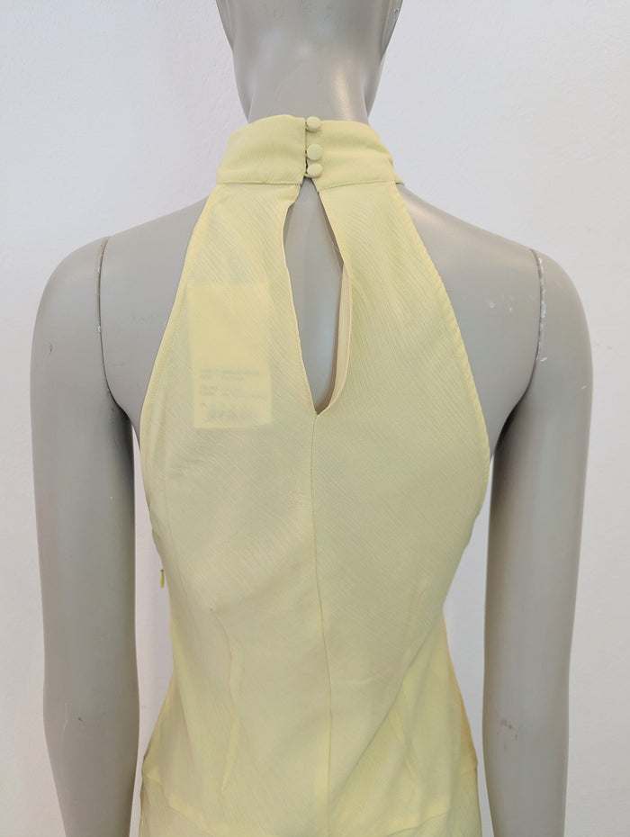 Omnes Lemon Elsie Dress 10 NWT