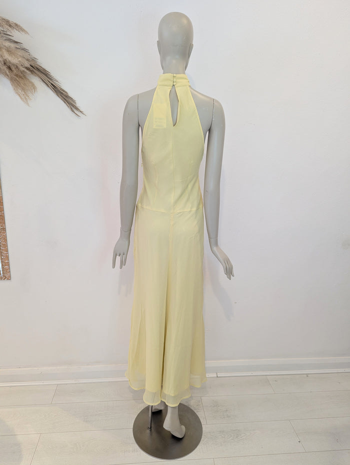 Omnes Lemon Elsie Dress 10 NWT