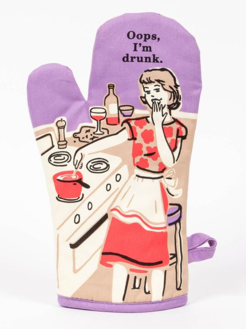 Oops,I'am Drunk Oven Mitt