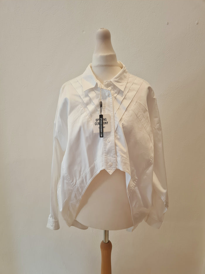 Opening Ceremony White asymetric shirt (New)