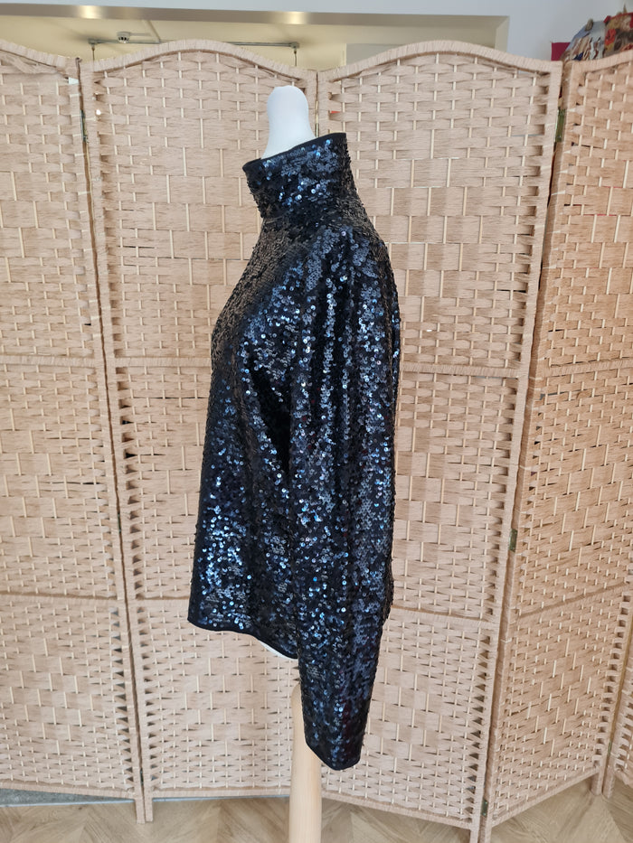 & Other Stories Black Sequin top 8 RRP £59